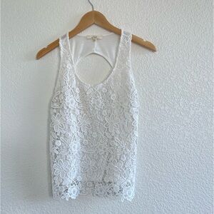 Iris | crochet tank cutout back junior’s l…